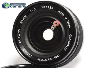 Olympus OM-System Zuiko Auto-W 21mm F/2 Lens *MINT*