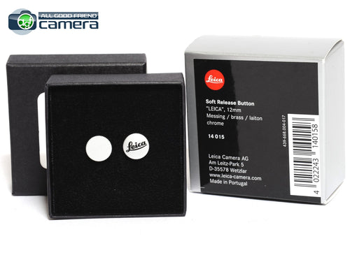 Leica Soft Release Button 12mm Chrome 14015 for M Series Cameras  *BRAND NEW*