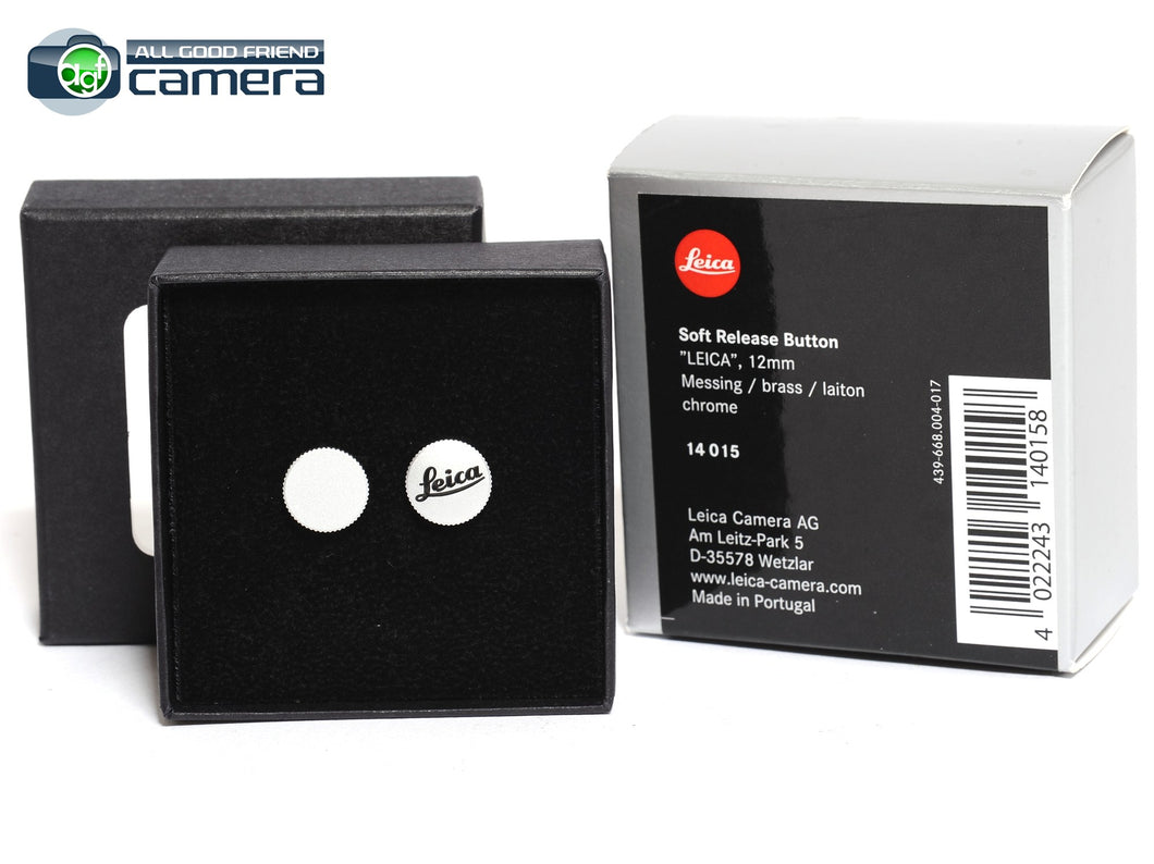 Leica Soft Release Button 12mm Chrome 14015 for M Series Cameras  *BRAND NEW*