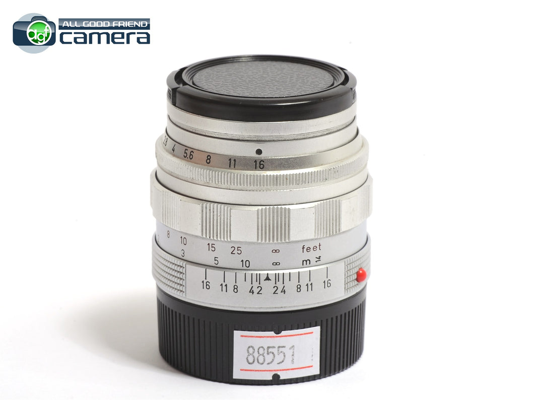 Leica Summilux M 50mm F/1.4 E46 Lens Ver.2 Silver/Chrome *EX*