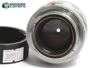 Leica Summilux M 50mm F/1.4 E46 Lens Ver.2 Silver/Chrome *EX*