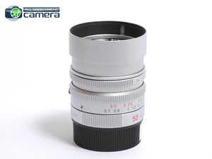 Leica Summilux-M 50mm F/1.4 ASPH. Lens Silver Anodized 11892 *MINT-*
