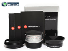 Load image into Gallery viewer, Leica Summilux-M 35mm F/1.4  Lens Ver.1 &#39;Steel Rim&#39; Reissued 11301 *BRAND NEW*