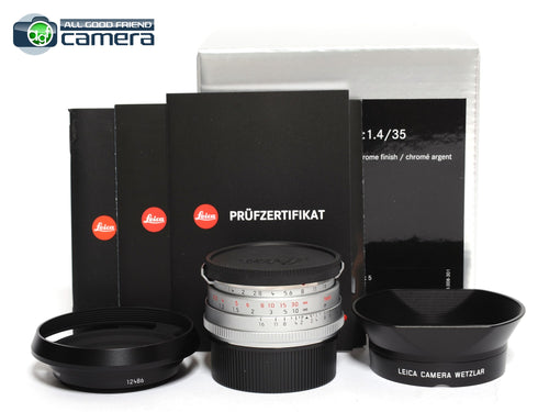 Leica Summilux-M 35mm F/1.4  Lens Ver.1 'Steel Rim' Reissued 11301 *BRAND NEW*