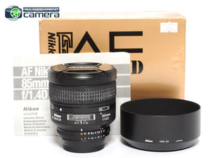 Nikon AF Nikkor 85mm F/1.4 D (IF) Lens *EX+ in Box*