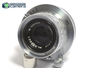 Nikon W-Nikkor 3.5cm 35mm F/2.5 Lens Leica LTM L39 Screw Mount