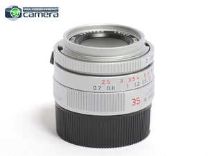 Leica Summicron-M 35mm F/2 ASPH. Ver.1 Lens 6Bit Silver 11882 *MINT-*