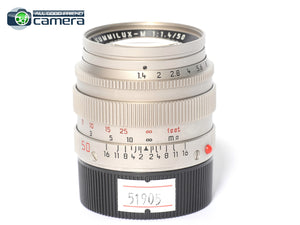Leica Summilux-M 50mm F/1.4 E43 Lens Platinum Edition Ver.2 *MINT-*