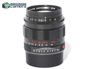 Leica Summilux-M 50mm F/1.4 ASPH. Lens Black Chrome Edition 11688 *MINT- in Box*