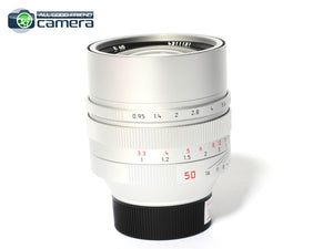 Leica Noctilux-M 50mm F/0.95 ASPH. Lens Silver 11667 *MINT-*