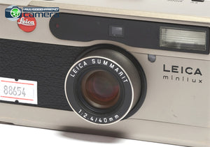 Leica Minilux Film P&S Camera w/Summarit 40mm F/2.4 Lens