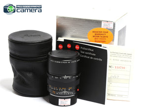 Leica APO-Summicron-M 75mm F/2 ASPH. Lens Black 11637 *MINT in Box*