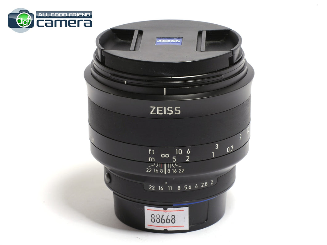 Zeiss Milvus 50mm F/2 ZF.2 Lens Nikon F Mount *EX+*
