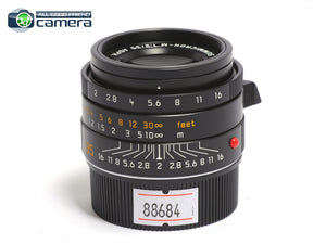 Leica Summicron-M 35mm F/2 ASPH. Lens Black 11673 *MINT- in Box*