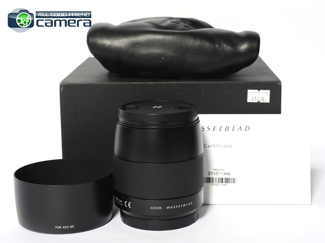 Hasselblad XCD 65mm F/2.8 Lens Shutter Count 1865 for X1D X2D 907X *MINT in Box*