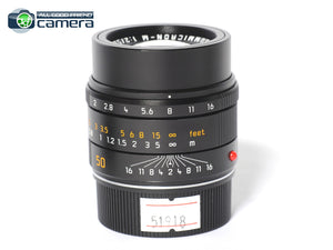 Leica APO-Summicron-M 50mm F/2 ASPH. Lens Black 11141 *EX*