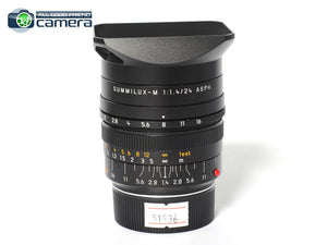 Leica Summilux-M 24mm F/1.4 ASPH. Lens Black 11601