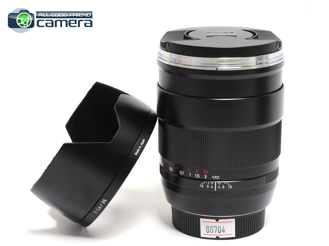 Zeiss Distagon 35mm F/1.4 T* ZE Lens Canon EF Mount *MINT*