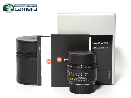 Leica Summilux-M 50mm F/1.4 ASPH. Lens Black 2023 Version 11728 *BRAND NEW*