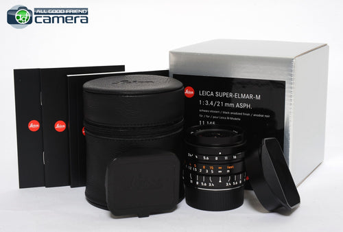 Leica Super-Elmar-M 21mm F/3.4 ASPH. Lens  Black 11145 *BRAND NEW*