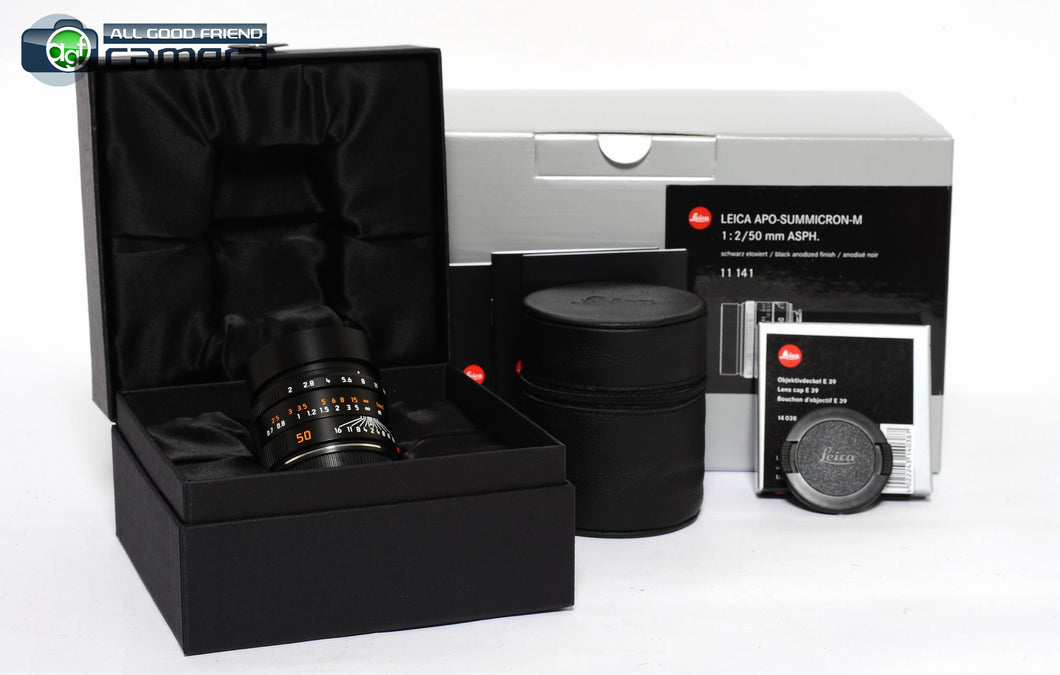 Leica APO-Summicron-M 50mm F/2 ASPH. Lens Black 11141 *BRAND NEW*