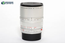 Load image into Gallery viewer, Leica APO-Summicron-M 75mm F/2 ASPH. Lens Silver Ltd. Edition 11701 *BRAND NEW*